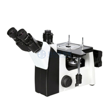 三目倒置金相显微镜，带 6V30W 卤素灯泡 50X - 500X